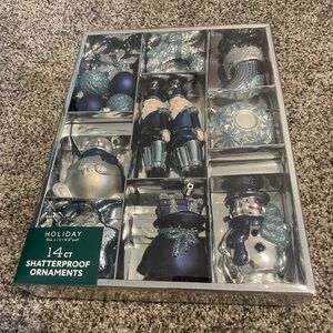 14 piece shatterproof ornaments